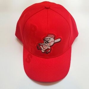 Cincinnati Reds Baseball Cap with Mascot Logo